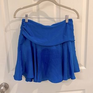 Satin Mini Skirt w/ Shorts